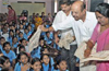 Cloth bags to students from Mangalore Corporation, MCC